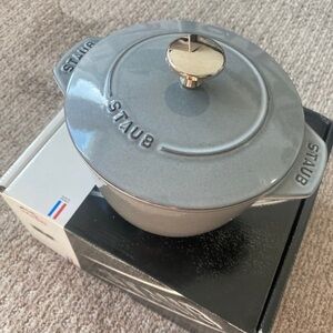 Staub Slate Gray Cast Iron Dutch Oven